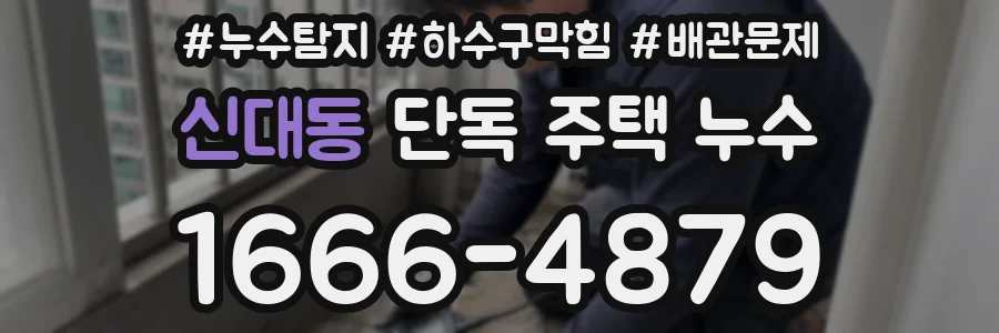 신대동 단독 주택 누수