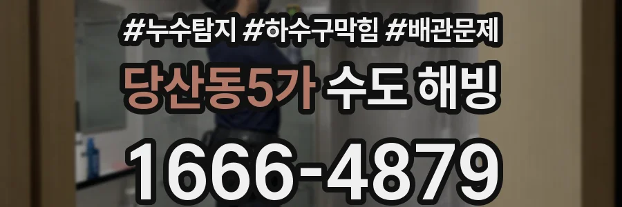 당산동5가 수도 해빙