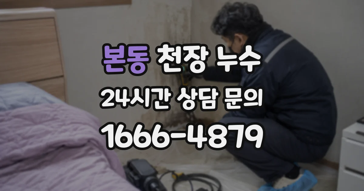 본동 천장 누수