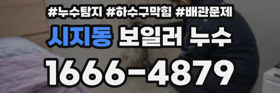 시지동 보일러 누수