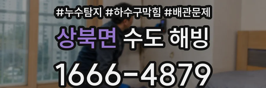 상북면 수도 해빙