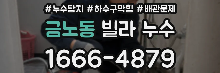 금노동 빌라 누수