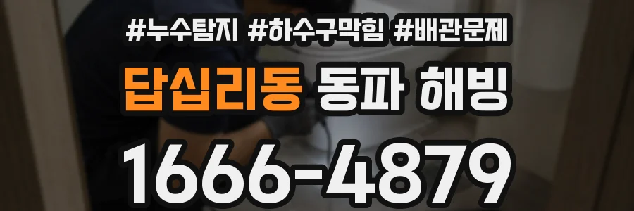 답십리동 동파 해빙