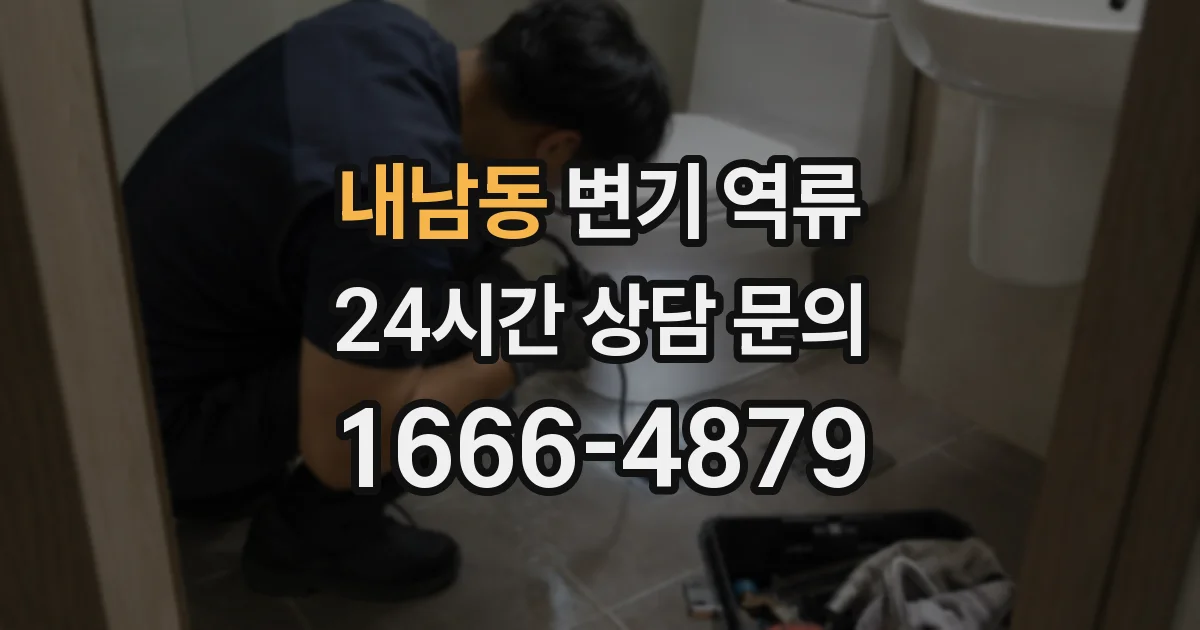 내남동 변기 역류