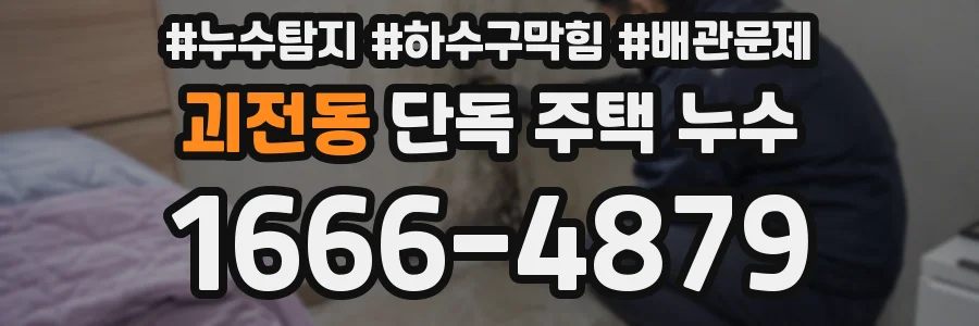 괴전동 단독 주택 누수