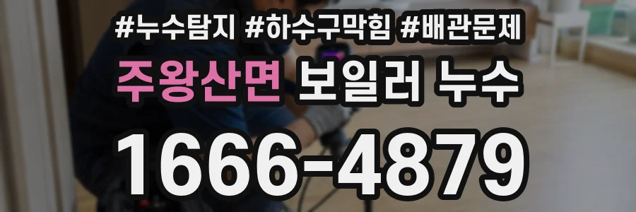 주왕산면 보일러 누수