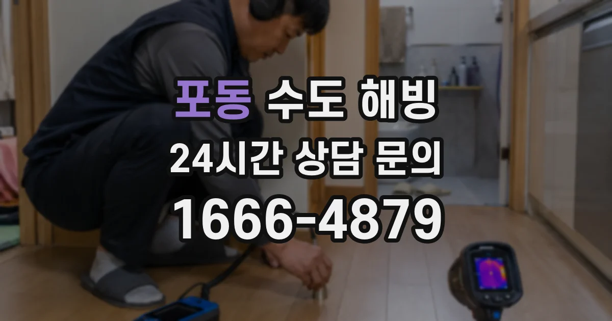 포동 수도 해빙