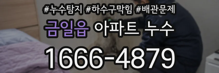 금일읍 아파트 누수