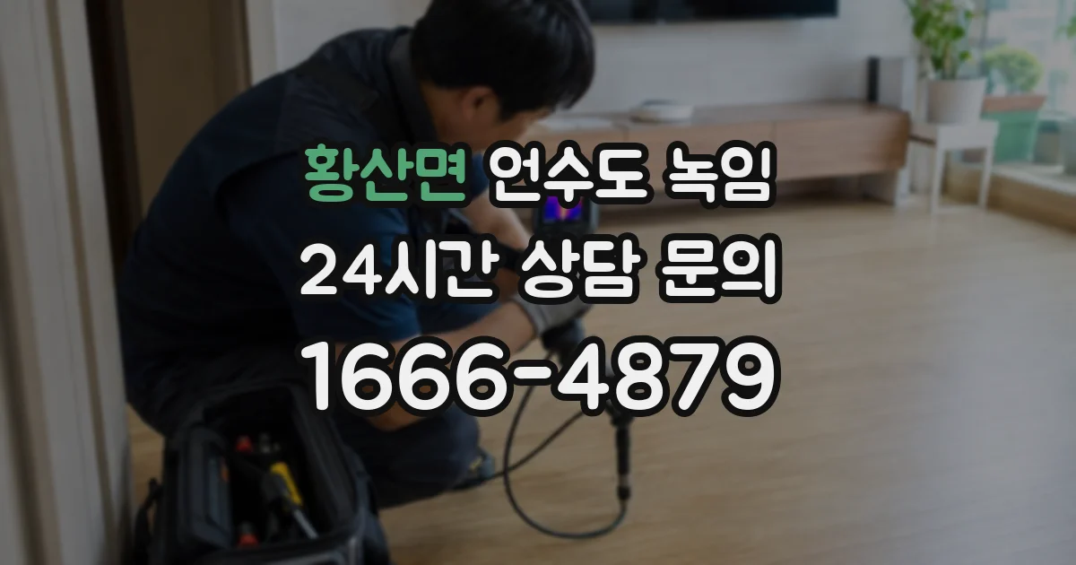 황산면 언수도 녹임