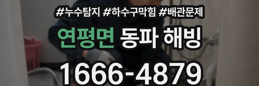 연평면 동파 해빙