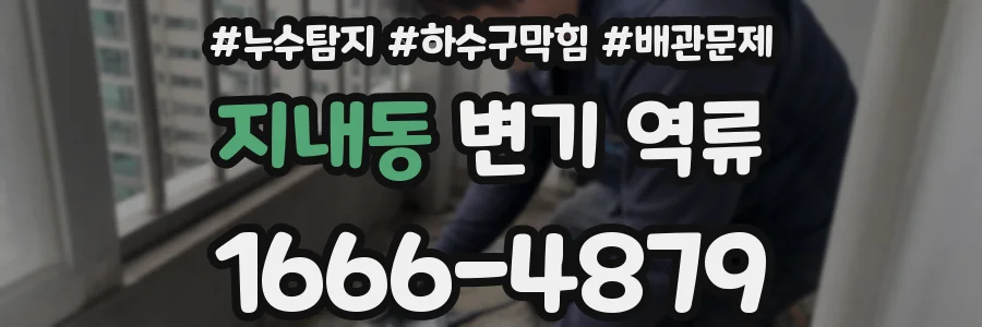 지내동 변기 역류