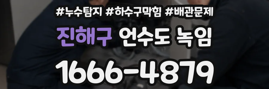 진해구 언수도 녹임