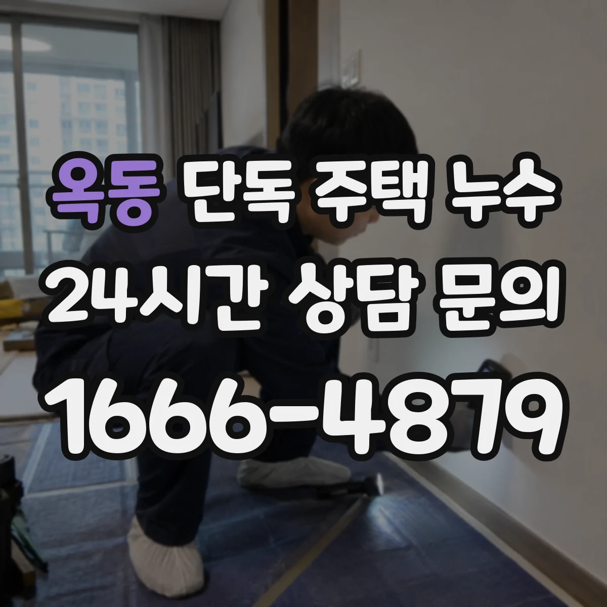 옥동 단독 주택 누수
