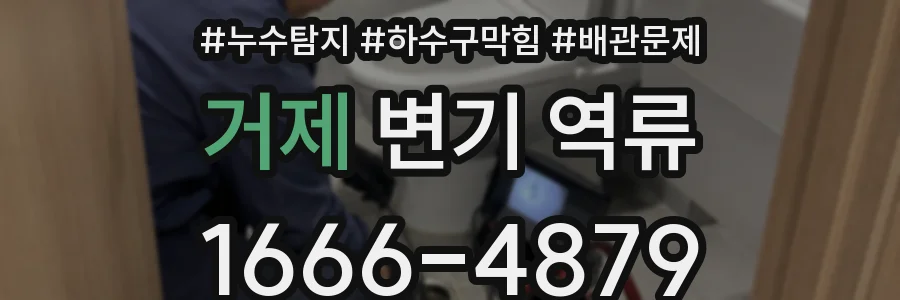 거제 변기 역류
