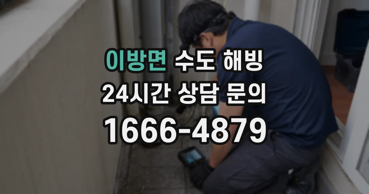 이방면 수도 해빙