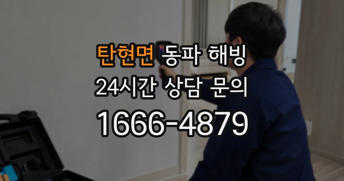탄현면 동파 해빙
