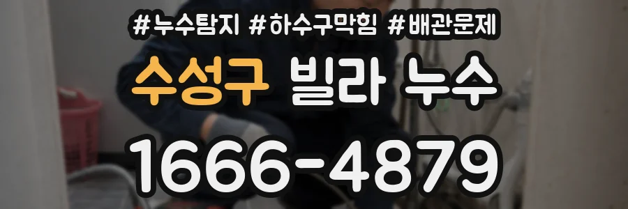 수성구 빌라 누수