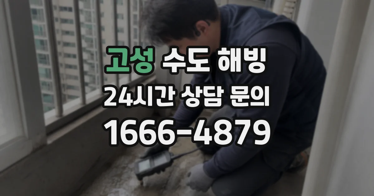 고성 수도 해빙