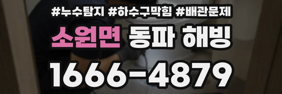소원면 동파 해빙