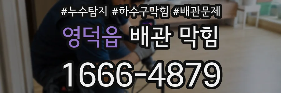 영덕읍 배관 막힘