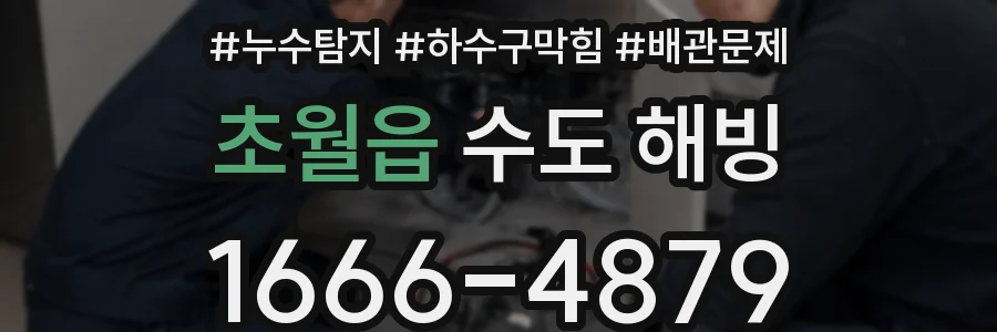 초월읍 수도 해빙