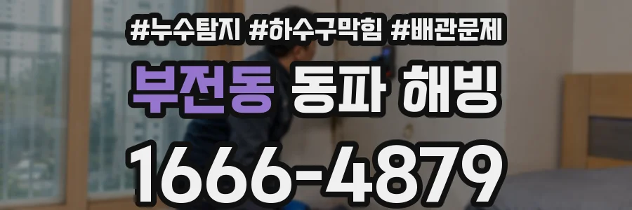 부전동 동파 해빙