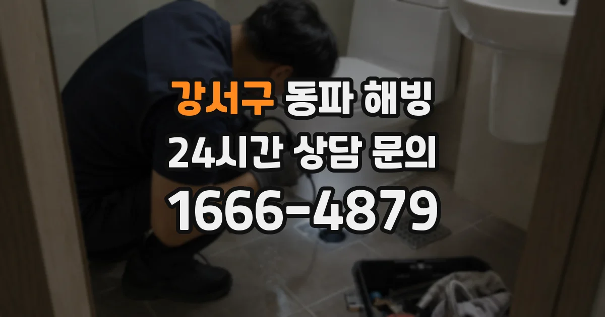 강서구 동파 해빙