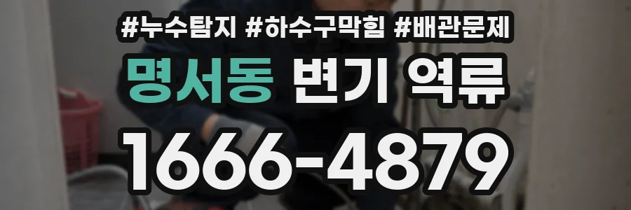 명서동 변기 역류