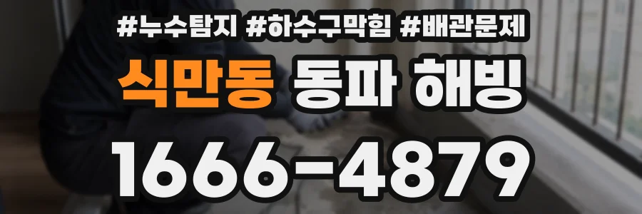 식만동 동파 해빙
