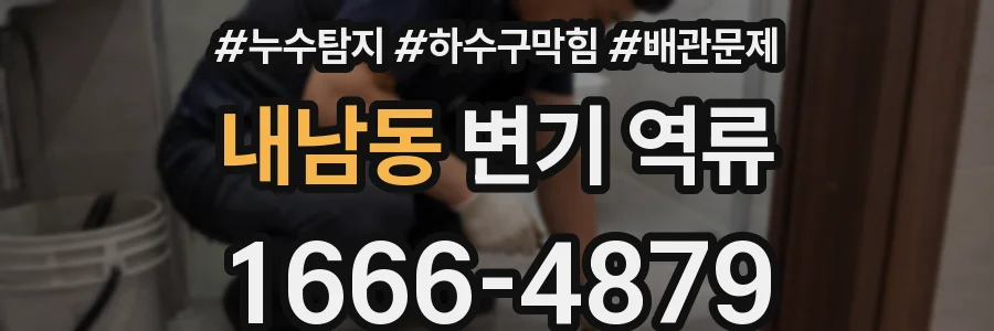 내남동 변기 역류