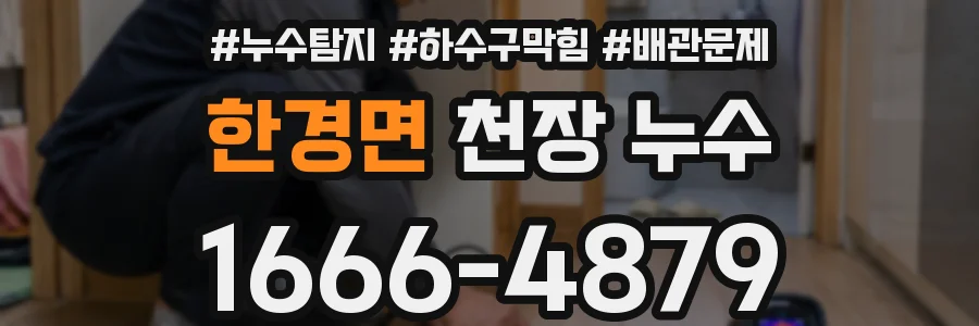 한경면 천장 누수