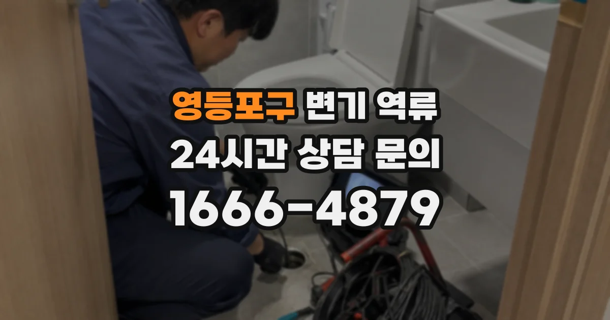 영등포구 변기 역류