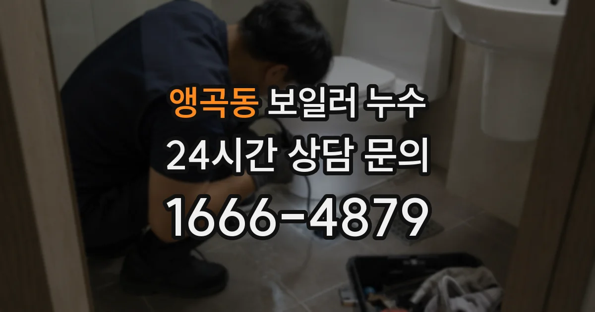 앵곡동 보일러 누수