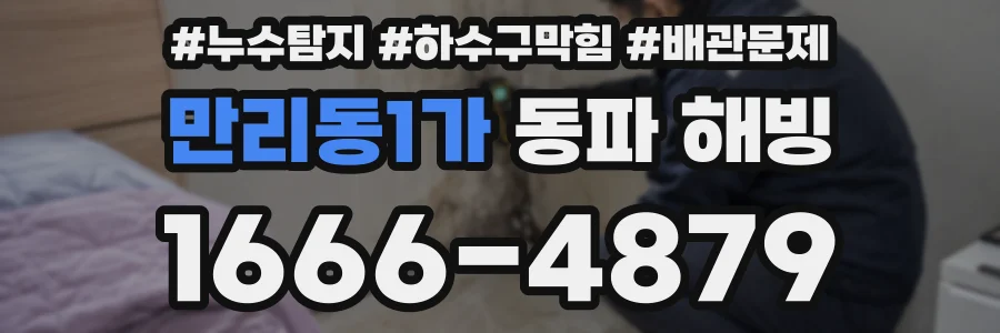 만리동1가 동파 해빙