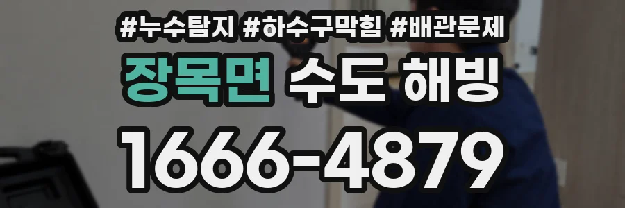 장목면 수도 해빙