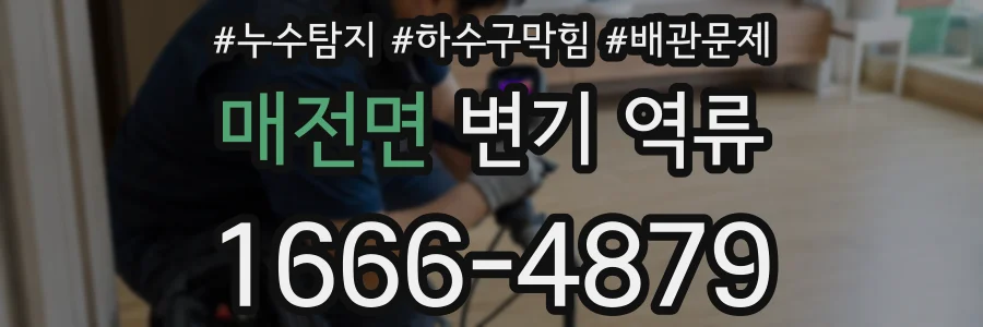 매전면 변기 역류