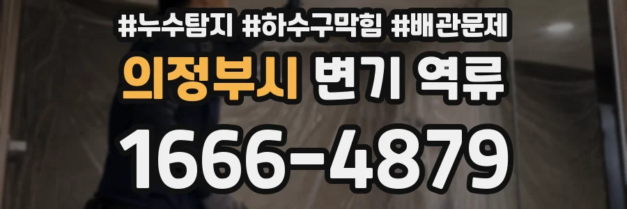 의정부시 변기 역류