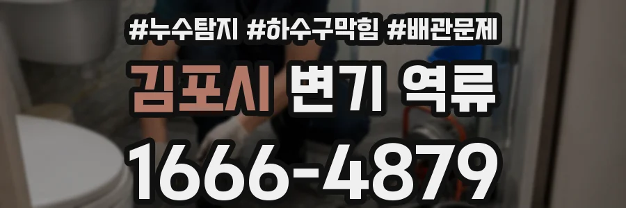 김포시 변기 역류