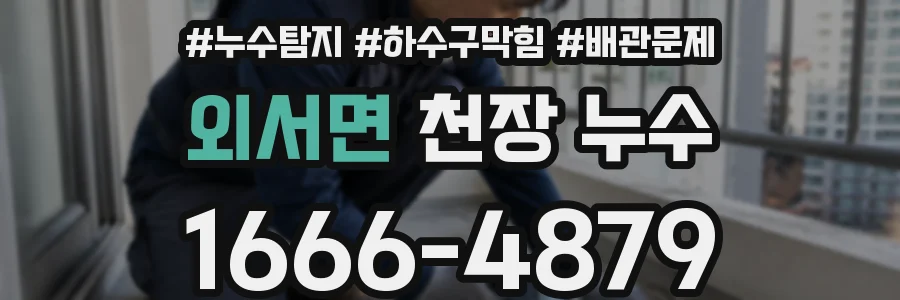 외서면 천장 누수