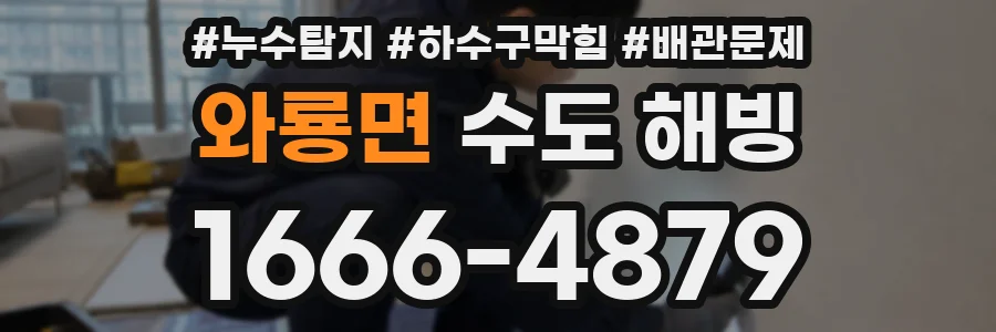 와룡면 수도 해빙