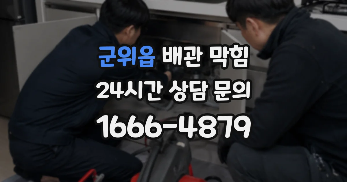군위읍 배관 막힘