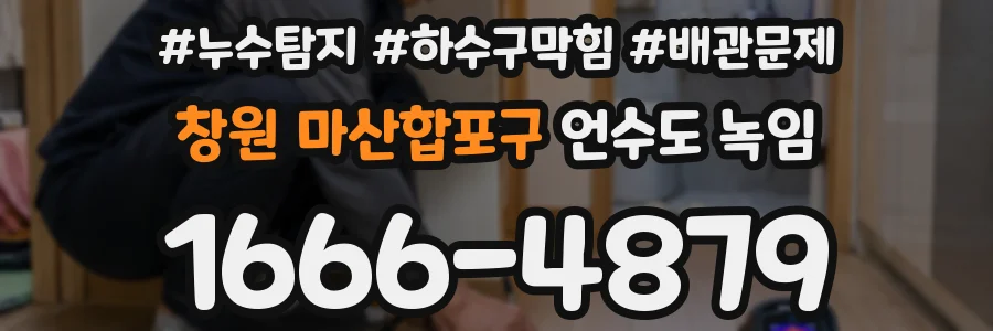창원 마산합포구 언수도 녹임