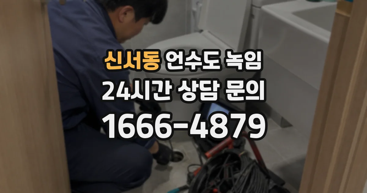 신서동 언수도 녹임