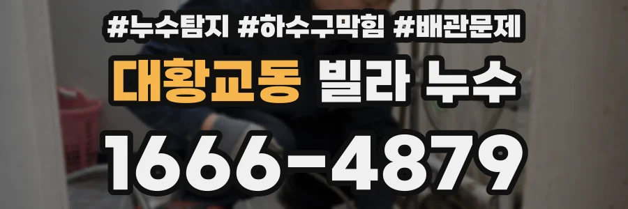 대황교동 빌라 누수