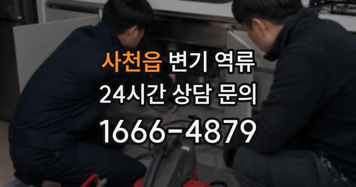 사천읍 변기 역류