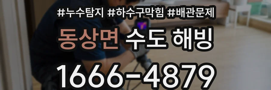 동상면 수도 해빙
