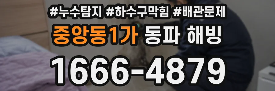 중앙동1가 동파 해빙