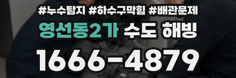 영선동2가 수도 해빙