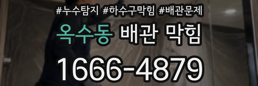 옥수동 배관 막힘
