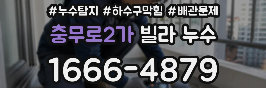 충무로2가 빌라 누수